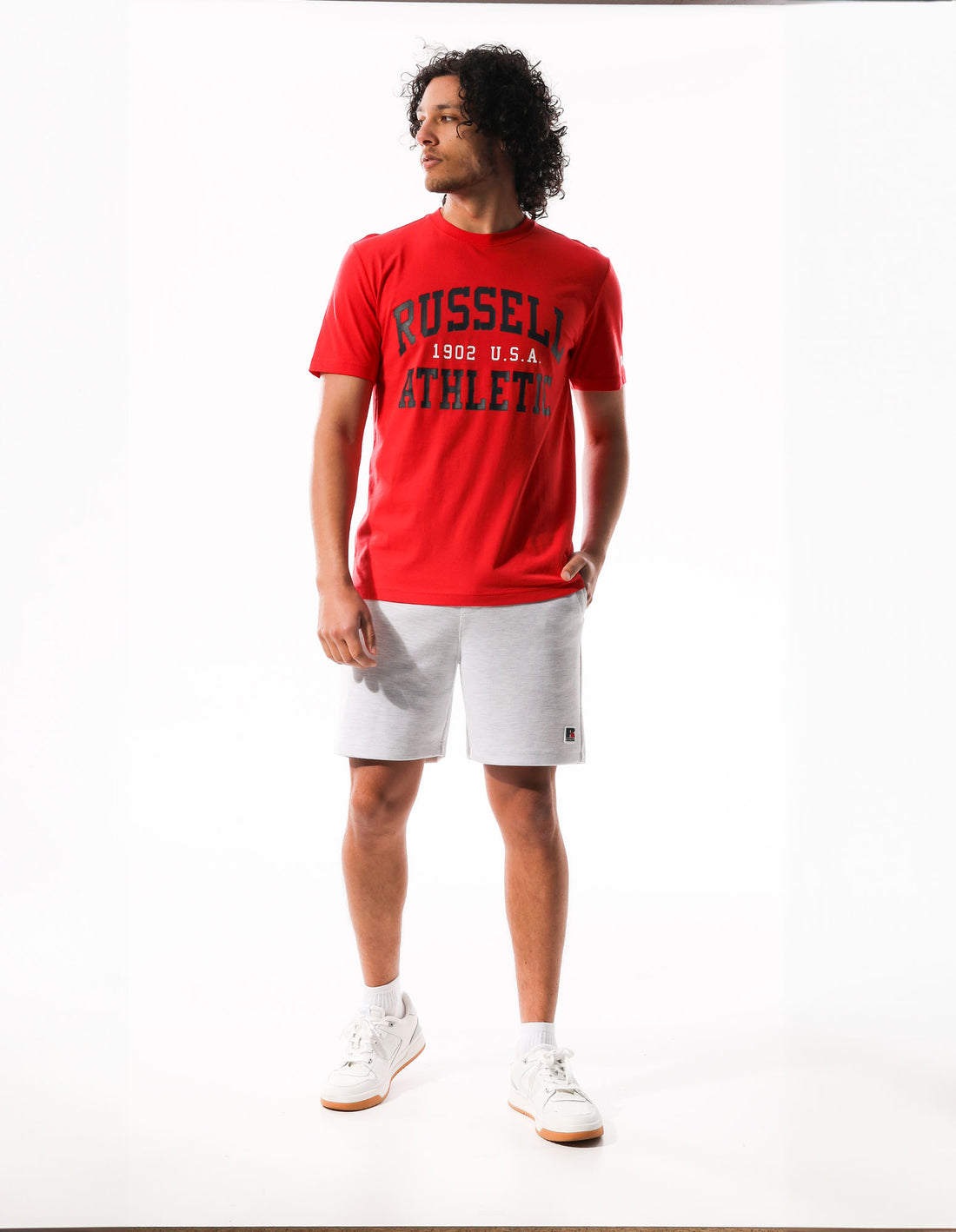 Pánské Tričko Russell Athletic Big Arch Červené | NVF-041598