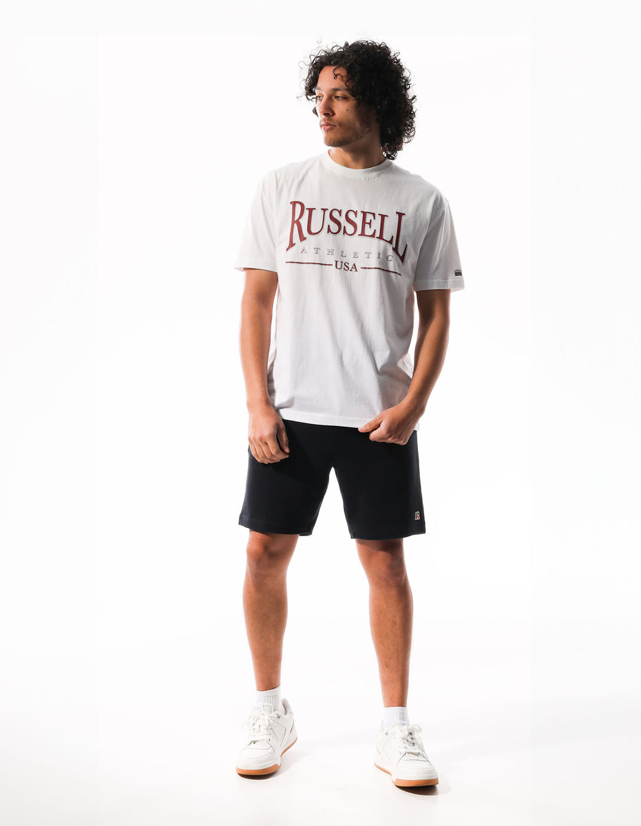 Pánské Tričko Russell Athletic Glendale Oversized Bílé | VFK-418637