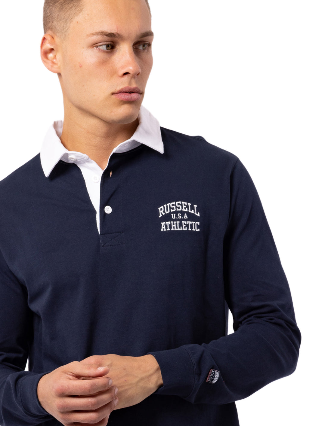 Pánské Tričko Russell Athletic Glory Rugby Tmavě Blankyt | PSO-124530