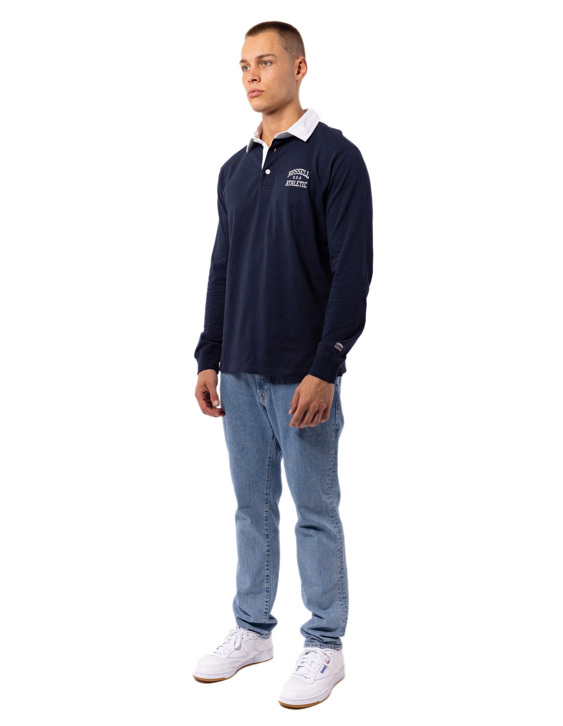 Pánské Tričko Russell Athletic Glory Rugby Tmavě Blankyt | PSO-124530