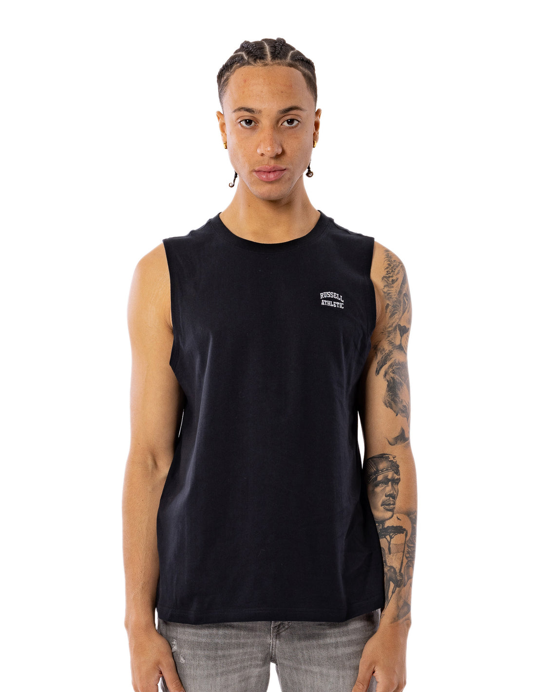 Pánské Tričko Russell Athletic Originals Muscle Černé | FIL-350698