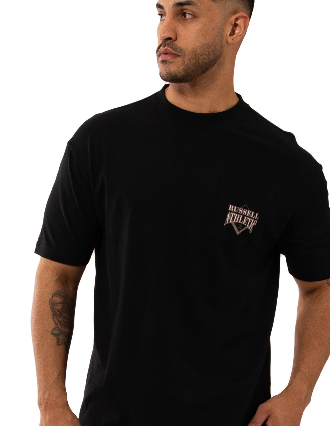 Pánské Tričko Russell Athletic Outfitters Pocket Černé | NDG-140586