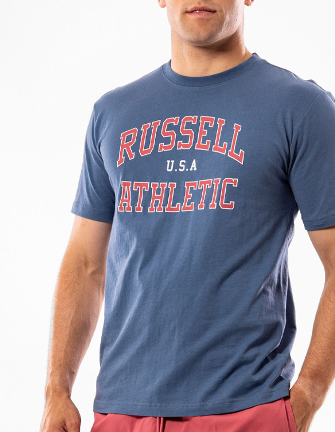 Pánské Tričko Russell Athletic Samson Tmavě Blankyt | HTG-609835