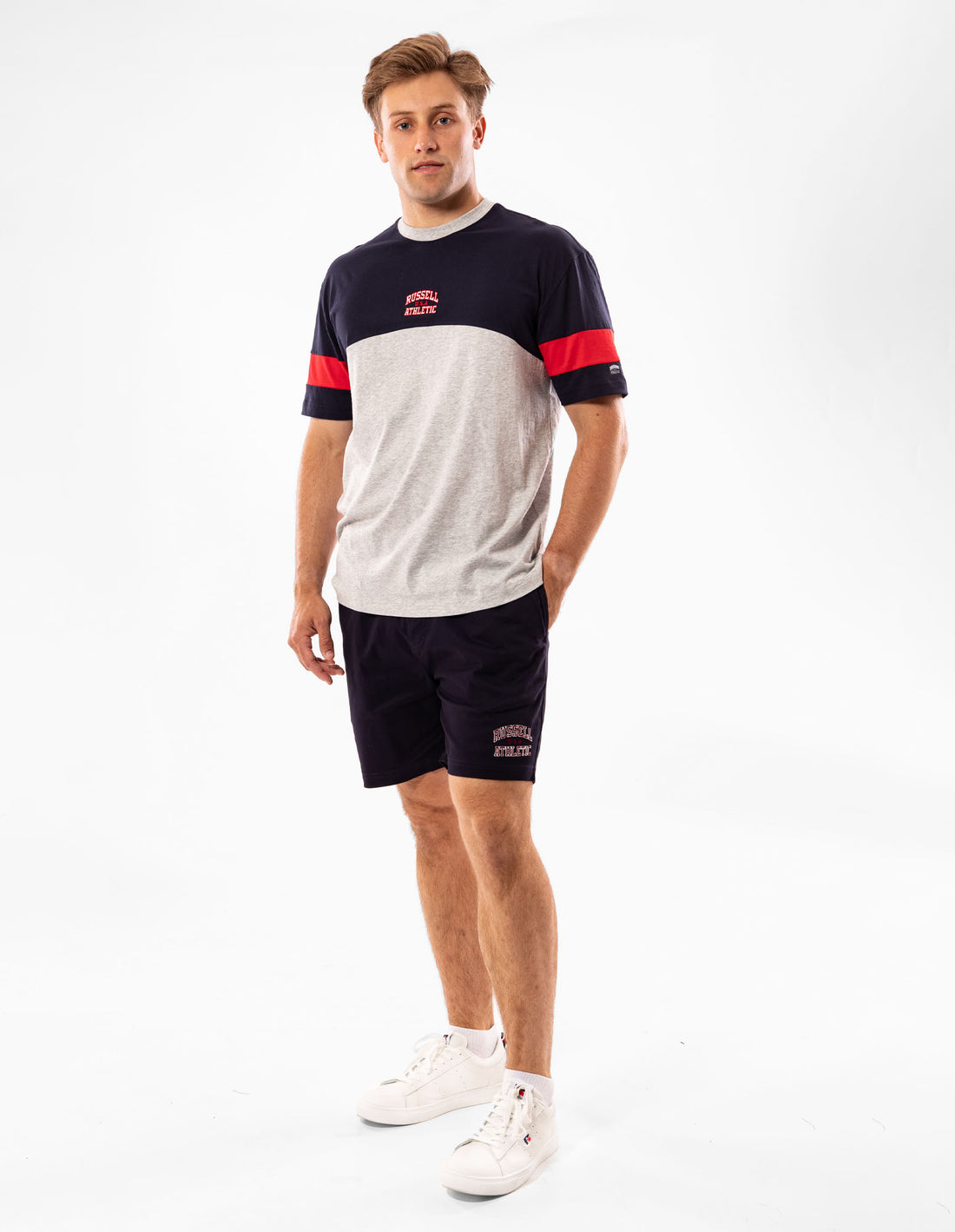 Pánské Tričko Russell Athletic Seattle Šedé | XIK-912567